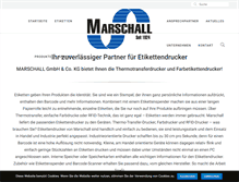 Tablet Screenshot of etikettendrucker.de